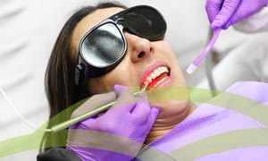 Relax at the dentist with laser dentistry.