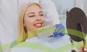 Glam up your smile with dental veneers.
