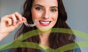 Straighten your teeth with Invisalign.