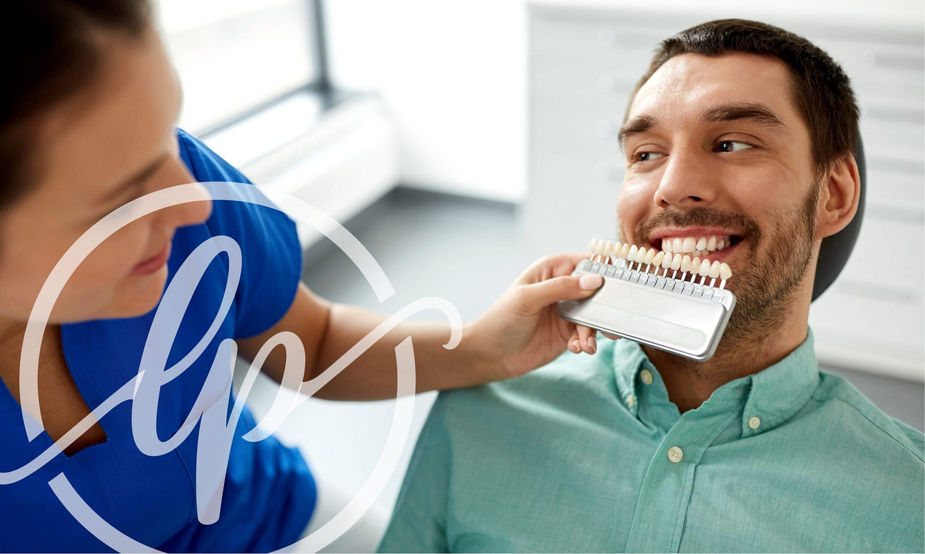 Smile transformation with porcelain veneers.