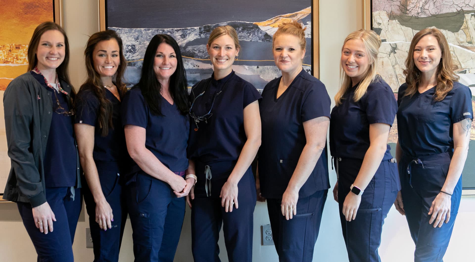 Adult dentistry team with Dr. Sewel