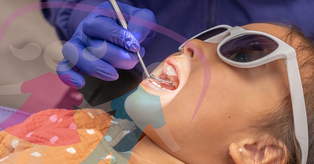 Tooth-colored fillings for kids.