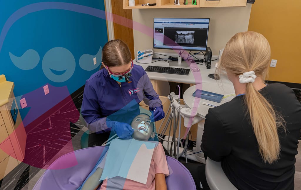 Dental sealants protect teeth.