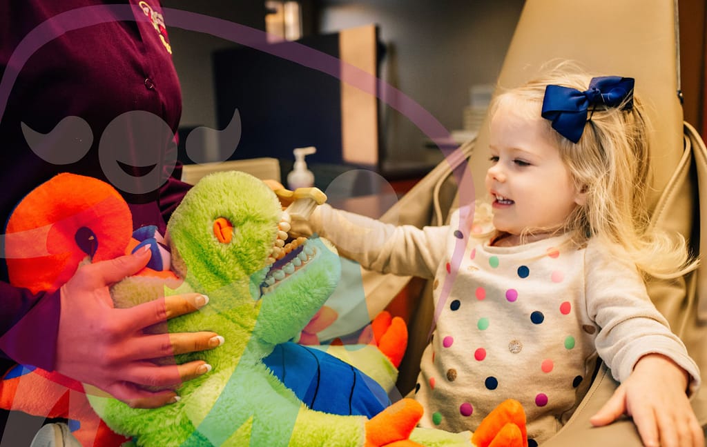 Pediatric crowns protect teeth.