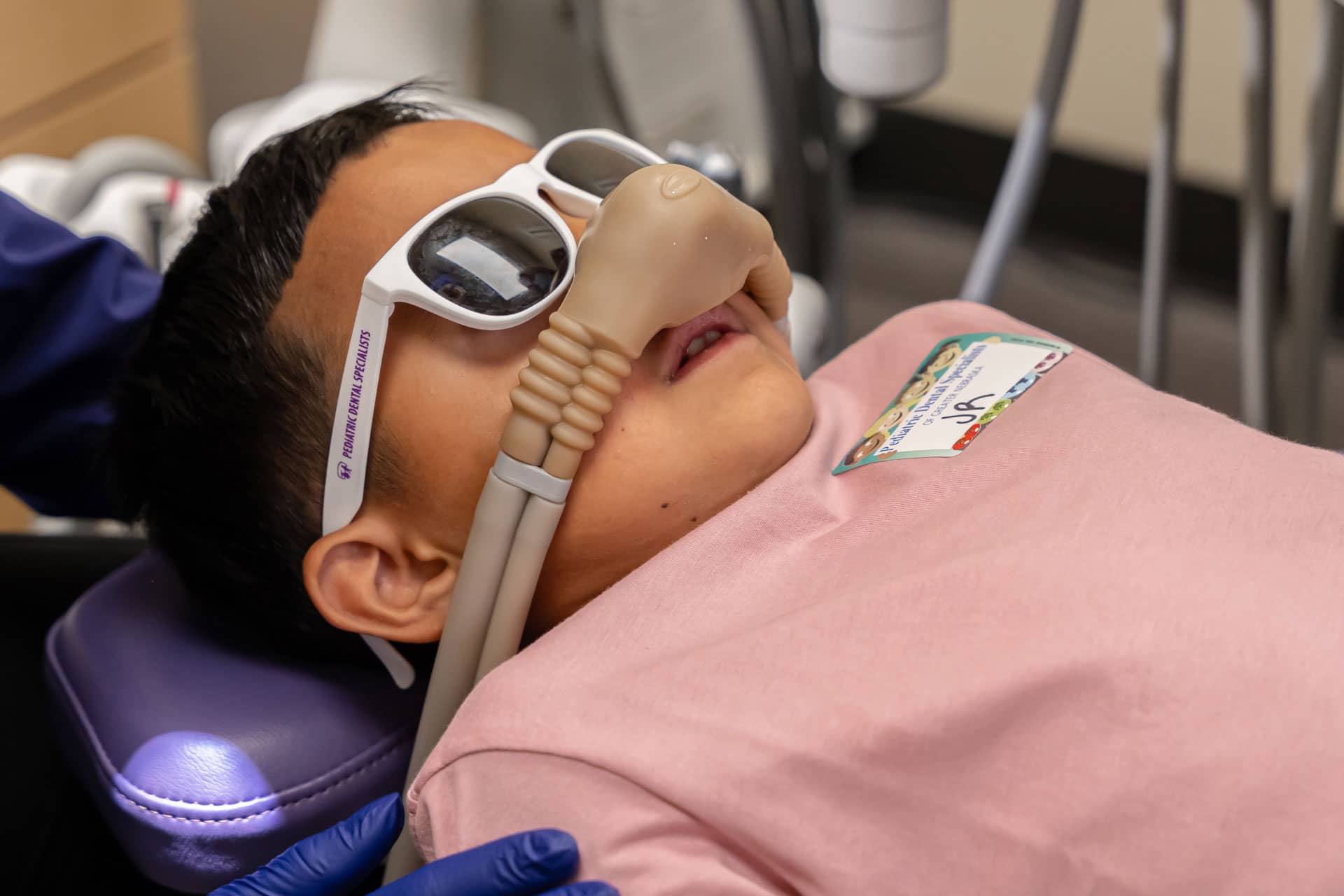 pediatric patient receiving sedation