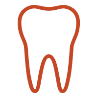 orange tooth icon