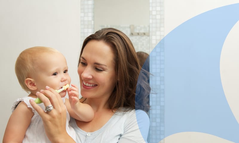 Tips for brushing baby teeth