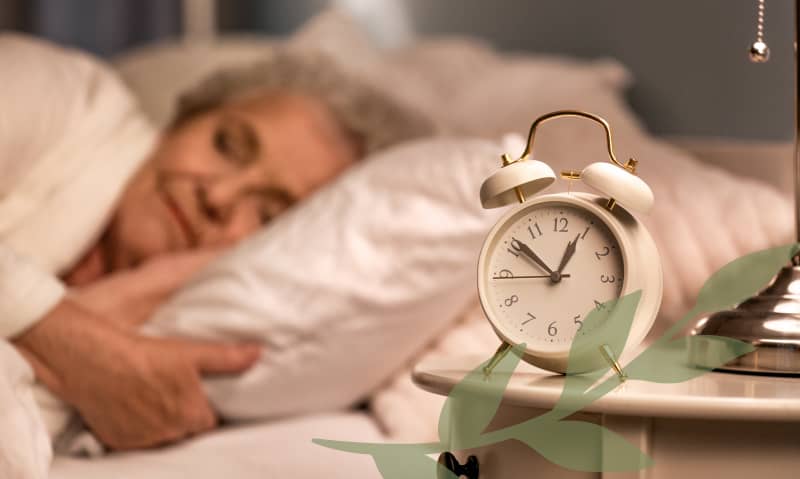 How can seniors sleep better at night