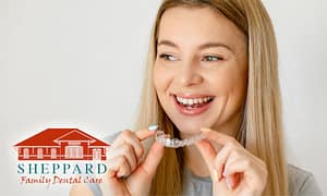 Straighten your teeth with ClearCorrect.