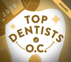 2020 top dentists of OC logo