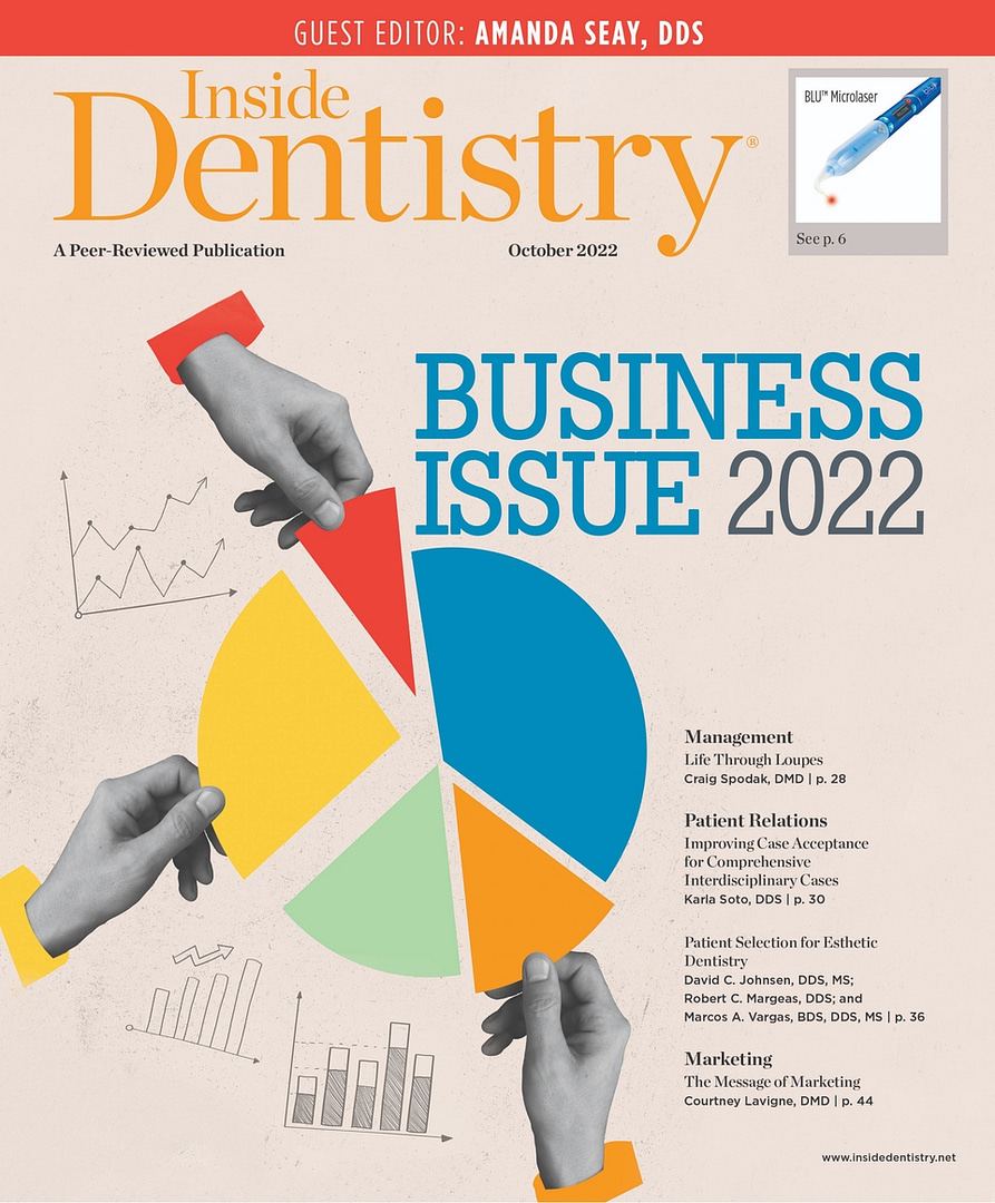 Inside Dentistry October 2022 cover