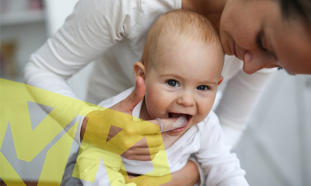 Taking care of your baby's oral health.