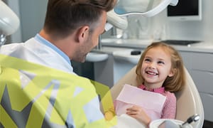 Pediatric orthodontic treatment.