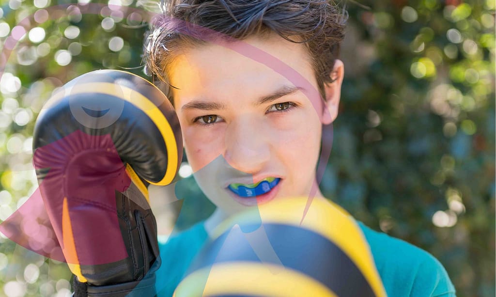 Save your kids teeth with a custom mouth guard.