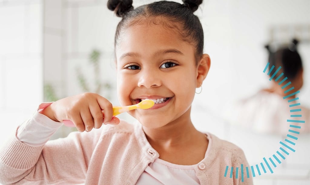 Take care of your child's dental health.