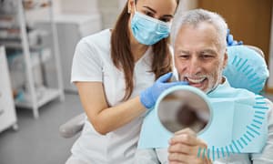 Restore your smile with a full mouth restoration.