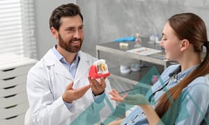 Replace missing teeth with dental implants.