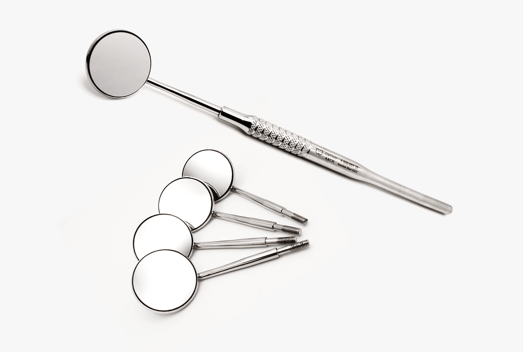 Legend Rhodium Coated Rodium Coated Dental Mirror - Ortho Arch