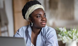 woman in thought