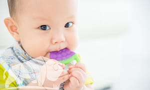 What is normal for a teething baby