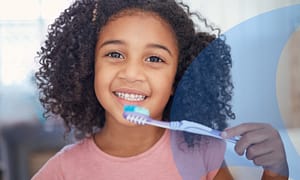 Teach children how to brush their teeth on their own