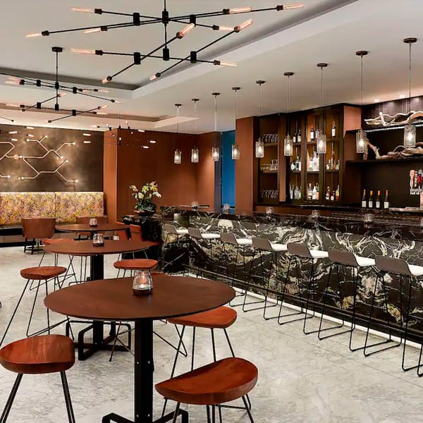 bar area