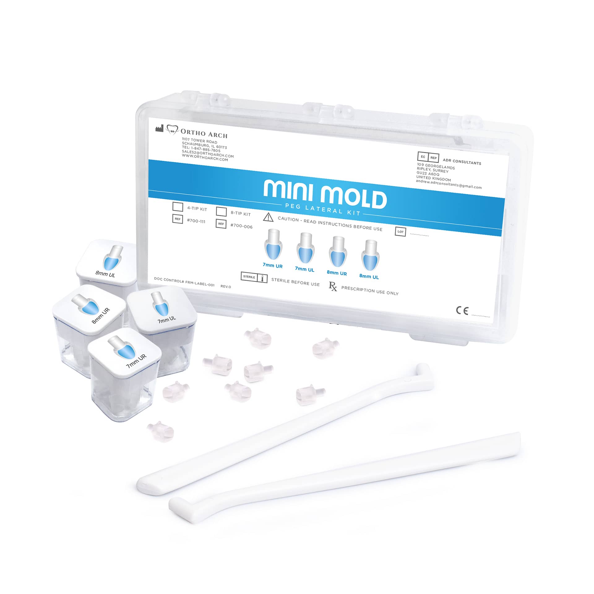 Mini Mold® Peg Lateral Kit
