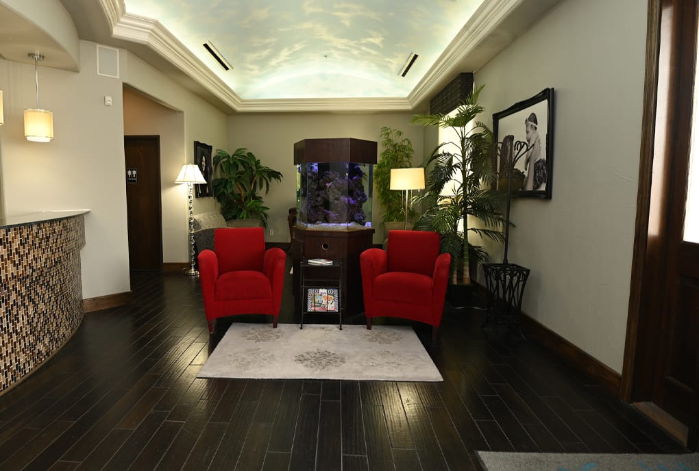 reception area